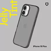 犀牛盾 iPhone 16 Plus(6.7吋) JellyTint 透明防摔手機殼-相機鍵開孔版(終身黃化保固) - 酷墨灰