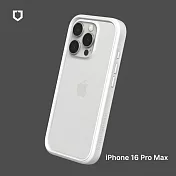 犀牛盾 iPhone 16 Pro Max(6.9吋) CrashGuard 防摔邊框手機殼 - 白