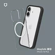 犀牛盾 iPhone 16 Plus(6.7吋) Mod NX(MagSafe兼容)超強磁吸手機殼 - 黑