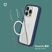 犀牛盾 iPhone 16 Pro(6.3吋) Mod NX(MagSafe兼容)超強磁吸手機殼 - 海軍藍