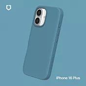 犀牛盾 iPhone 16 Plus(6.7吋) SolidSuit防摔背蓋手機殼-經典款 - 深海藍