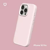 犀牛盾 iPhone 16 Pro(6.3吋) SolidSuit防摔背蓋手機殼-經典款 - 雪酪粉