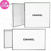 CHANEL 香奈兒 禮物方盒+CHANEL 香奈兒 禮物盒(長方形)(公司貨)