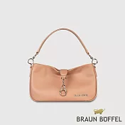 【BRAUN BUFFEL 德國小金牛】台灣總代理 馬克西 小肩包-藕粉色/BF847-26-CG