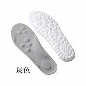 【E.dot】二代升級踩屎感透氣軟鞋墊 -2入組 灰色-37-38碼