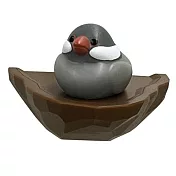 日本biite磁吸鳥巢橡皮筋收納器 灰色