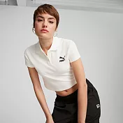 PUMA 女 流行系列Classics寶貝短袖Polo衫(F)-62804802 L 白色