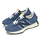 New Balance 休閒鞋 327 女鞋 鷺藍 兔毛灰 復古 單寧 NB 紐巴倫 WS327JA-B