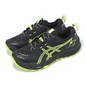 Asics 防水野跑鞋 GEL-Trabuco 12 GTX 男鞋 黑 綠 機能 抓地 亞瑟士 1011B801003