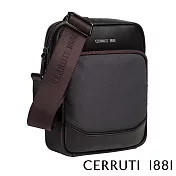 【Cerruti 1881】限量2折 義大利頂級側背包肩背包 全新專櫃展示品 (灰色 CEBO06190N)