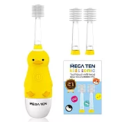 【U】VIVATEC-MEGA TEN 360兒童電動牙刷(含機身1組+刷頭3入)  小鴨
