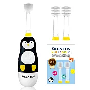 【U】VIVATEC-MEGA TEN 360兒童電動牙刷(含機身1組+刷頭3入)  企鵝