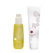 【U】AUROS-山茶花之孕組合 ( 撫紋霜+按摩油 )