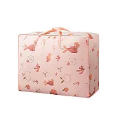 【太力】日式搬家臥室不織布棉被收納袋(三類尺寸，多種款式可選) 特大號(90L)粉紅水果