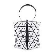 ISSEY MIYAKE 三宅一生 BAOBAO TORSO 霧面手提桶包 淺灰