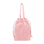 ISSEY MIYAKE 三宅一生 PLEATS TOTE褶飾手提袋 粉