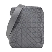 ISSEY MIYAKE 三宅一生 BAOABO BEETLE ONE-TONE 霧面多層斜揹包 小灰