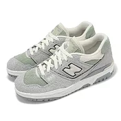 New Balance 休閒鞋 550 女鞋 石板灰 橄欖石 復古 NB 紐巴倫 BBW550AR-B 25.5cm GREY/GREEN