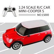 【瑪琍歐玩具】1:24 MINI-COOPER S 遙控車/15000 紅