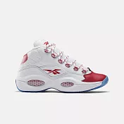 Reebok Question Mid [100074721] 男 籃球鞋 運動 球鞋 艾佛森 避震 包覆 中筒 白紅藍