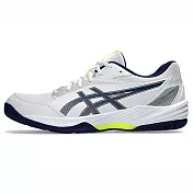 Asics Gel-task 4 [1071A103-100] 男 排球鞋 羽球鞋 室內運動 支撐 緩震 白 深藍