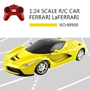 【瑪琍歐玩具】1:24  FERRARI LaFERRARI 遙控車/48900 黃