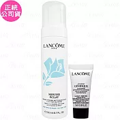 LANCOME 蘭蔻 晶透潔顏泡沫(200ml)+超未來肌因賦活露(5ml)(公司貨)