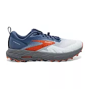 Brooks Cascadia 17 [1104032E405] 男 越野跑鞋 運動 戶外 緩衝 2E 寬楦 灰藍橘