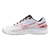 Mizuno Cyclone Speed 4 [V1GA238096] 男女 排球鞋 羽球鞋 室內運動 輕量 白 紅