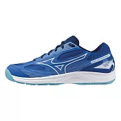 Mizuno Cyclone Speed 4 [V1GA238001] 男女 排球鞋 羽球鞋 室內運動 輕量 藍白