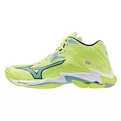 Mizuno Wave Lightning Z8 Mid [V1GA240511] 男 排球鞋 羽球鞋 中筒 螢光綠