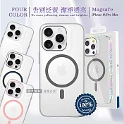 Mychoice iPhone 16 Pro Max 6.9吋 冰透不變黃 強力磁吸保護殼 手機殼 海軍藍