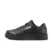 Fila Court Lux [4-C903W-001] 男女 休閒鞋 基本款 皮革 百搭 厚底 增高 黑