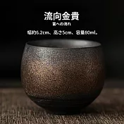 【TEA Dream】日式藤二古風高質感手工粗陶茶杯 (水杯 茶具 泡茶茶杯 交換禮物)  流向金貴