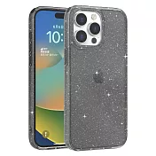 JTLEGEND iPhone 15 Pro/Pro Max Glitter雙料減震保護殼 iPhone 15 Pro Max 透黑