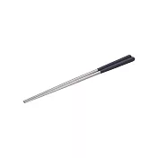 【Buffalo牛頭牌】304不銹鋼複合六角筷26cm,單雙入(304不銹鋼筷/公筷/料理筷/分食筷) 蒼芎灰