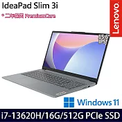 【Lenovo】聯想 IdeaPad Slim 3 83EM0058TW 15.6吋/i7-13620H/16G/512G SSD/Win11/ 效能筆電