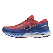 Mizuno Wave Rider 27 [J1GC235204] 男 慢跑鞋 運動 路跑 一般型 避震 美津濃 藍紅白