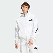 ADIDAS M Z.N.E. FZ 男連帽外套-JF2443 L 白色