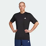 ADIDAS TR-ES STRETCH T 男短袖上衣-IC7413 2XL 黑色