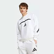 ADIDAS M Z.N.E. CRW 男圓領套頭衫-JF2451 M 白色