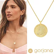 GORJANA 光芒太陽項鍊 圓形錢幣金色項鍊 Sunny Pendant