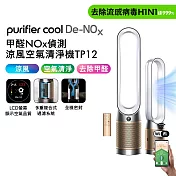 Dyson 甲醛NOx偵測涼風空氣清淨機 TP12(送濾網) 白金色