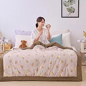 【DUYAN 竹漾】Heat Fi 純棉豆豆絨大豆抗菌冬被 / 150x200cm / 奶咖佐熊