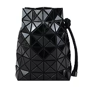 ISSEY MIYAKE 三宅一生 BAOBAO 亮面束口斜背包- 黑