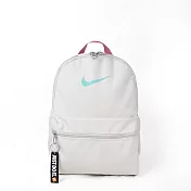 Nike Brasilia Jdi [DR6091-104] 後揹包 大童 運動 休閒 女款 隨身包 灰粉