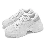 Puma 休閒鞋 Pulsar Wedge Wns Mesh 女鞋 白 灰 厚底 增高 老爹鞋 39968002