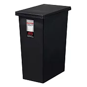 TONBO｜UNEED系列SLIM掀蓋垃圾桶45L 黑色