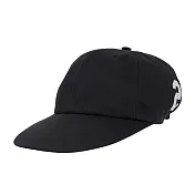 GUCCI 白色Logo 棉質棒球帽 (黑色) S