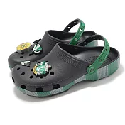 Crocs 洞洞鞋 Slytherin Classic Clog 男鞋 女鞋 黑綠 史萊哲林 哈利波特 休閒鞋 21052790H